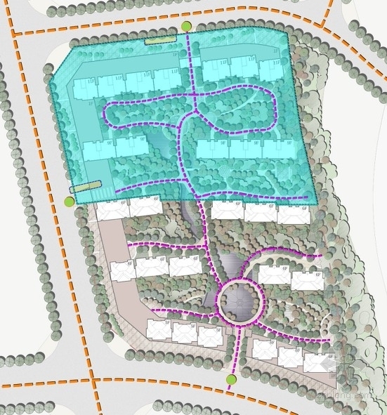 [泰安]某住宅区规划及单体设计方案文本-图6