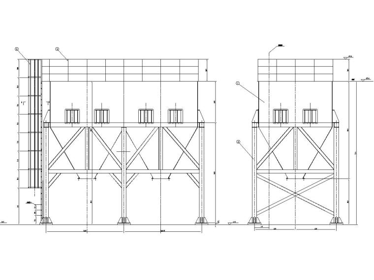 100米机井设计图资料下载-100吨料仓设计图
