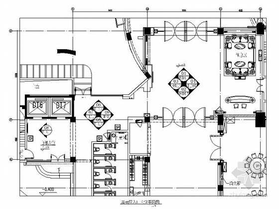 宴会酒店设计资料下载-酒店宴会厅入口设计施工图