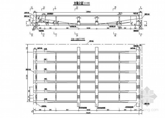 24m预应力资料下载-24m预应力混凝土简支T梁构造节点详图设计