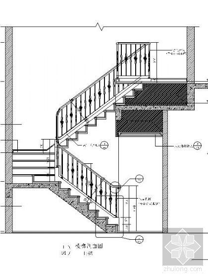 楼梯平立剖详图资料下载-复式楼梯详图
