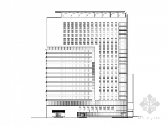 建筑内墙墙身大样图资料下载-[山西]22层医院门诊楼建筑方案扩初图