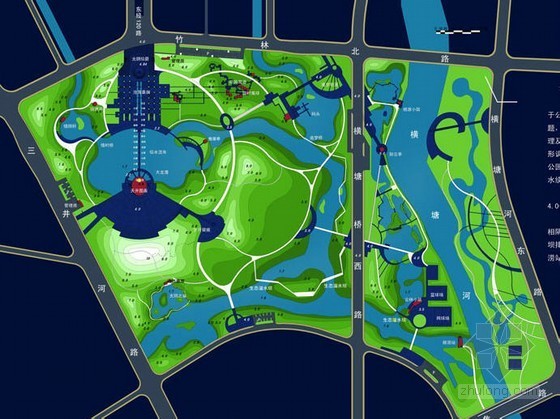 主题公园平面规划图资料下载-[常州]主题公园景观规划设计