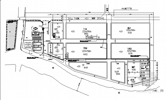厂区消防室外管线资料下载-某厂区室外路灯电气图