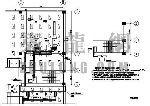 广州机房空调资料下载-弱电机房空调平面