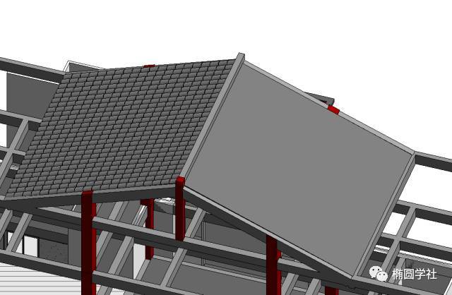 屋顶revit资料下载-如何用Revit绘制别墅坡屋顶天窗洞口呢？