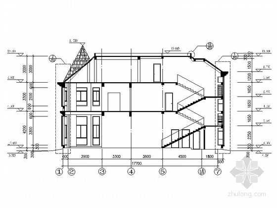 [合集]7套新农村自建房建筑施工图（含效果图）-7套新农村自建房建筑效果图7套新农村自建房建筑剖面图