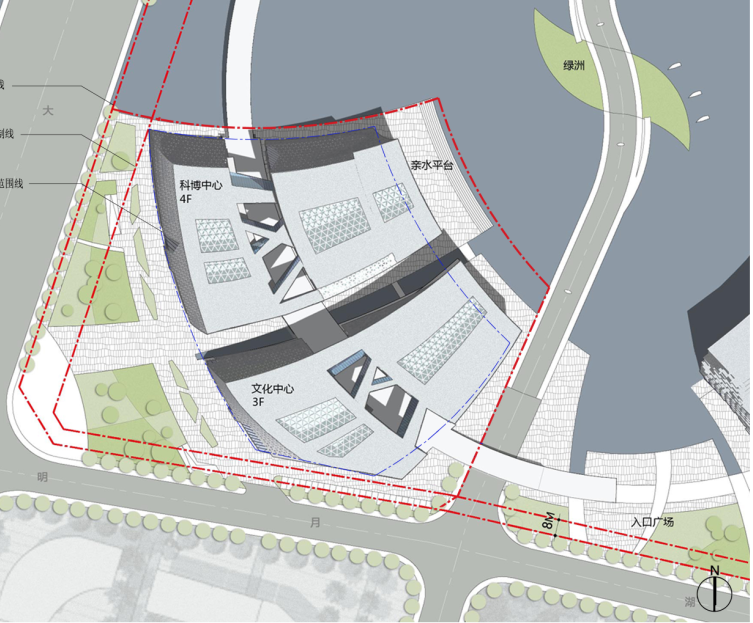 越文化建筑设计文本资料下载-[浙江]文化商务区建筑设计方案文本