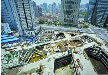 基坑降水创新资料下载-上海“地铁汉中路枢纽”首创地铁基坑施工防沉降技术