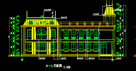 两层新中式风格渡假村茶室全套施工图