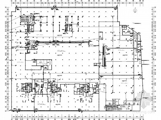 长沙建筑消防图纸资料下载-[湖南]2万平米大型地下室给排水及消防施工图纸（自动喷水湿式泡沫联用灭火系统）