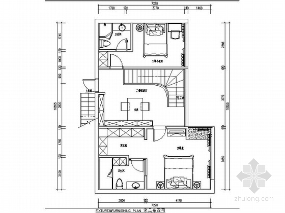 室内家装整套施工方案资料下载-[厦门]奢华小资复式家装室内施工图
