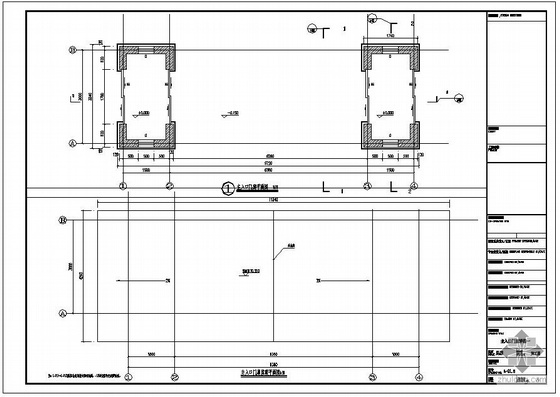管廊结构设计图资料下载-某门廊结构设计图
