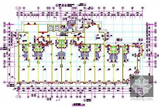 [黑龙江]商住楼建筑工程投标文件编制(含图纸 工程量计算)-平面图