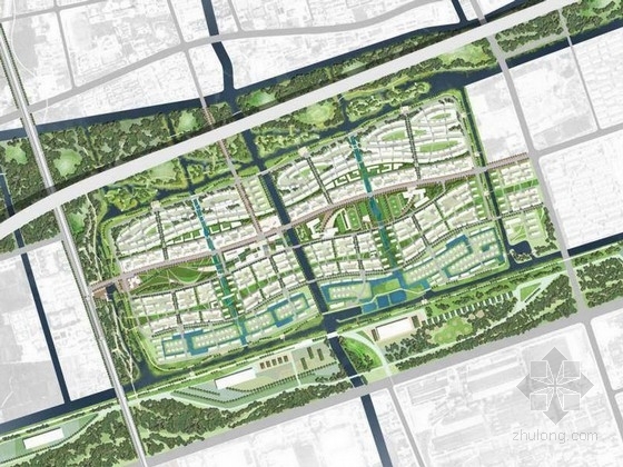 著名小区设计分析图资料下载-[上海]国际生态居住社区景观设计概念方案（著名景观公司）