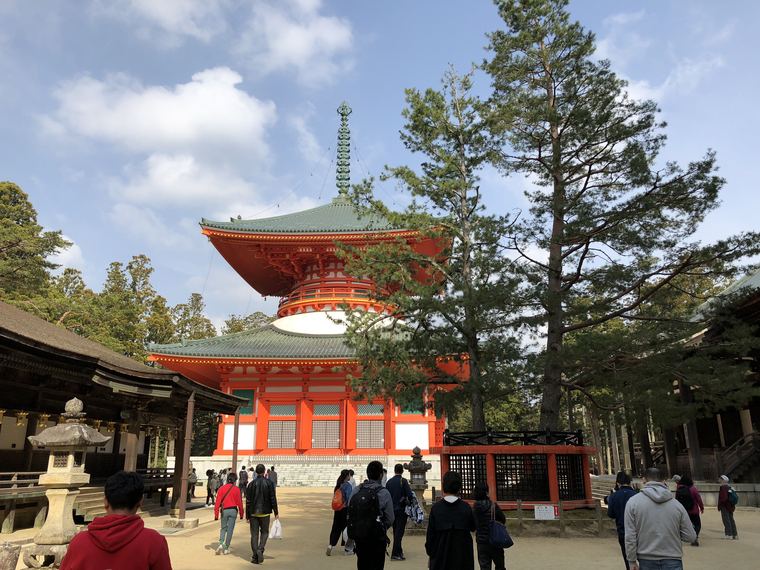 日本高野山坛上伽蓝和金刚峰寺_12