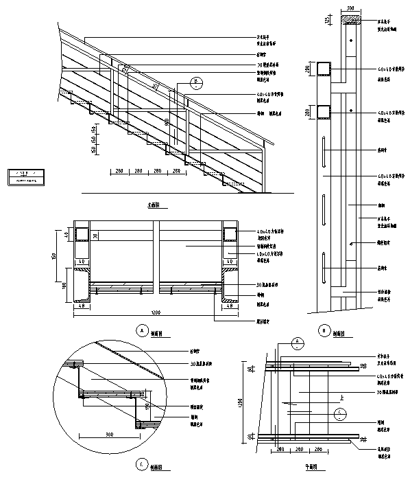 数百种CAD平面树图例资料下载-百种楼梯CAD