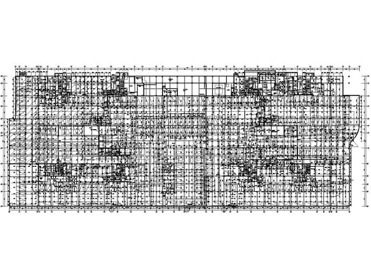 [福建]多栋高层安置楼给排水喷淋消防系统施工图（含连廊设计）-地下二层喷淋平面图.jpg