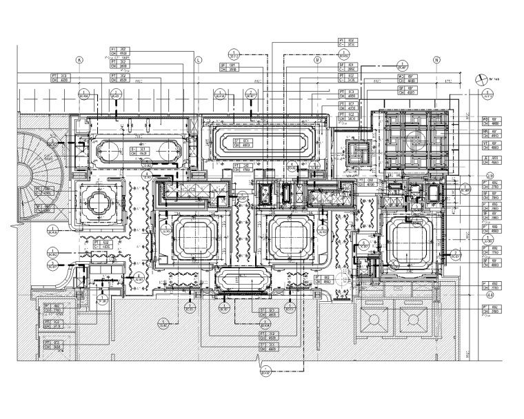 [上海]四季酒店二层中餐厅室内设计（CAD+PDF格式）+效果图-02