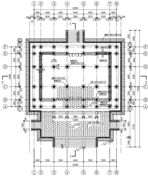 重檐歇山古建筑图资料下载-重檐歇山大雄宝殿设计