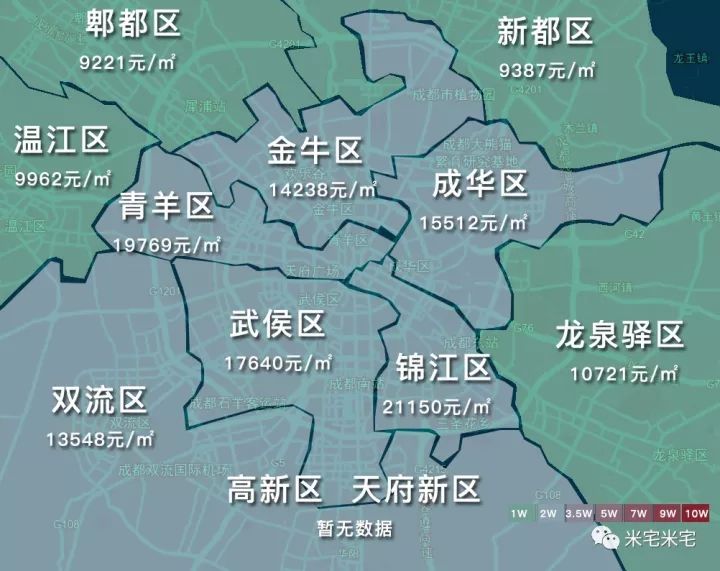 十月28个热点城市房价地图!
