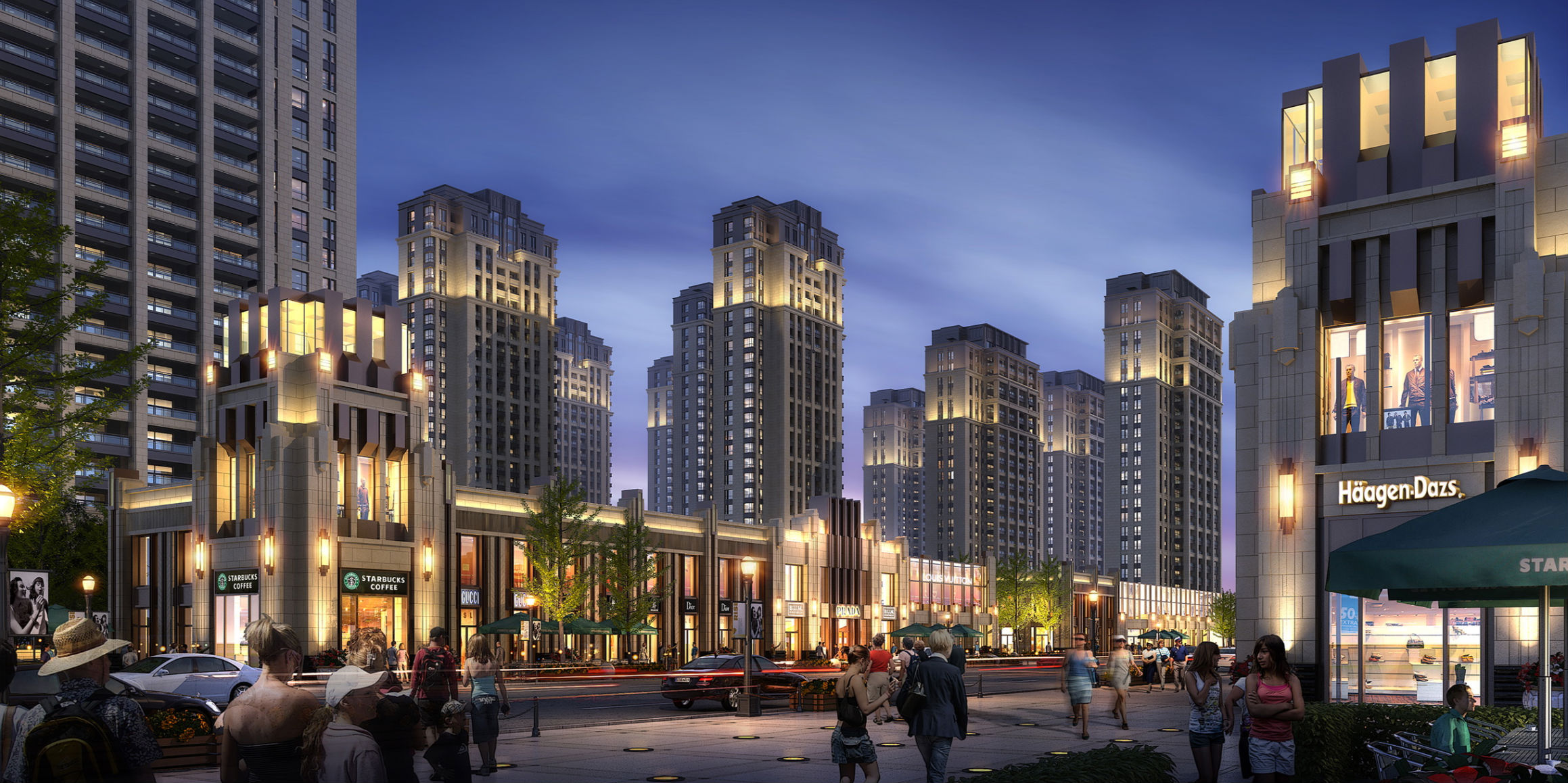 [上海]奉贤南桥新城居住区建筑设计方案文本