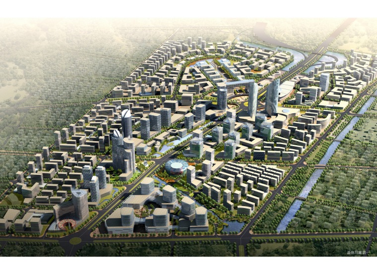 完整方案文本资料下载-杭州经济技术开发区临平园区公共中心城市设计完整文本PDF（80页