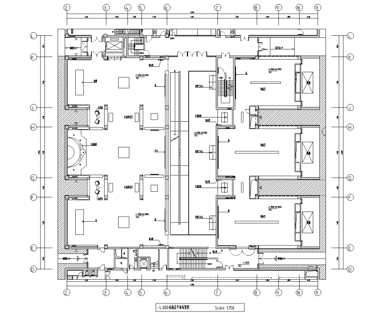 [北京]韩美林艺术馆室内设计施工图