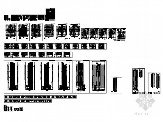 [合集]3套超精细图纸超高层办公楼建筑施工图-3套超精细图纸超高层办公楼建筑缩略图
