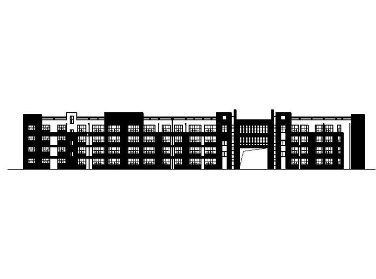 2000平米教学楼施工图资料下载-[宁夏]三层县级小学教学楼建筑施工图（含效果图及计算书）