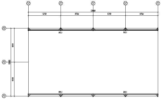 鹏飞石业轻型门式钢屋架结构施工图（CAD，13张）_3