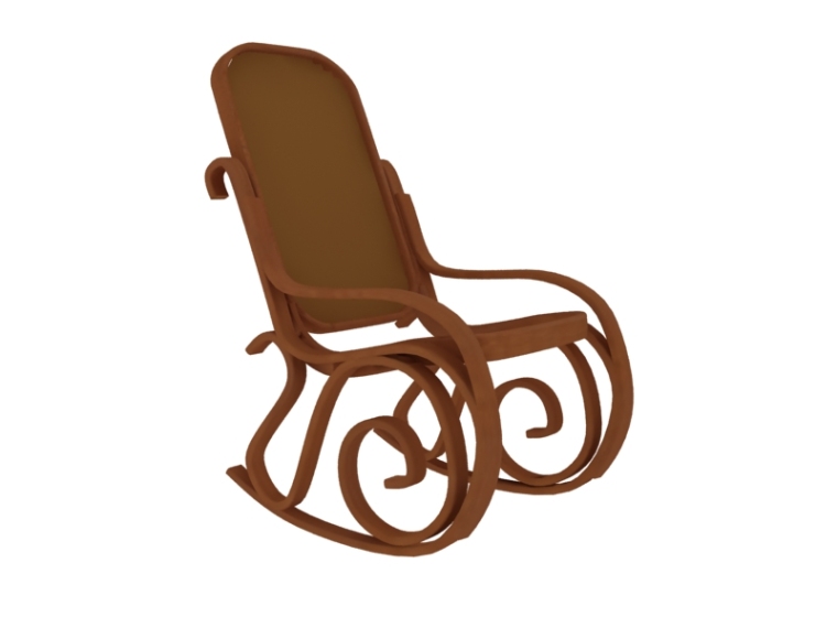3d室内休闲座椅模型资料下载-休闲躺椅3D模型下载