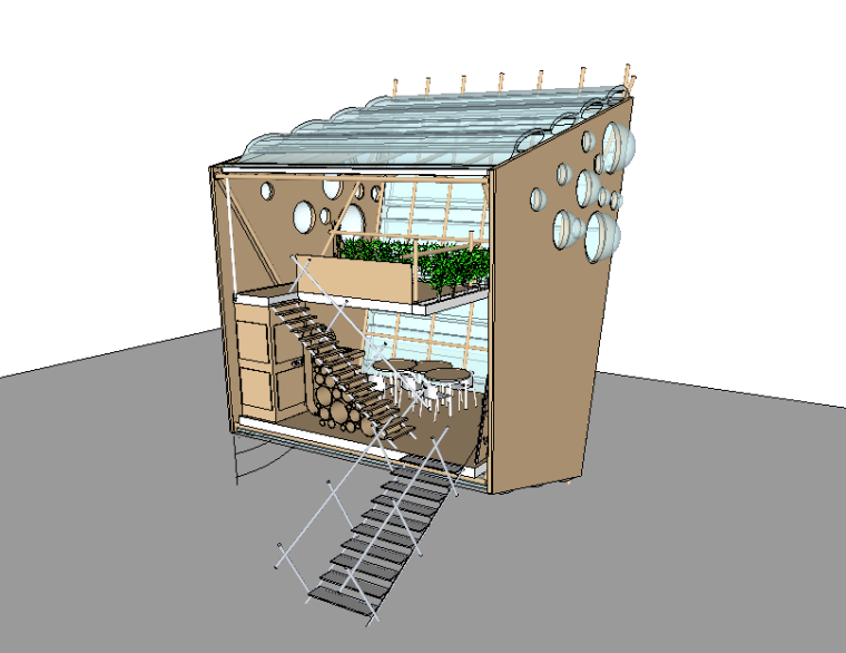 彝族建筑设计su资料下载-建筑设计大师坂茂SU模型合集（共3套）