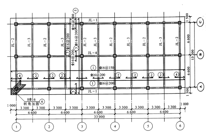 钢筋混凝土结构施工图识读（PDF，127页）-筏形基础示例