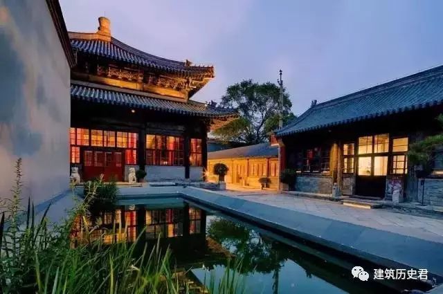 南京汤泉山河水别墅庭院资料下载-最美中式酒店分享（1）