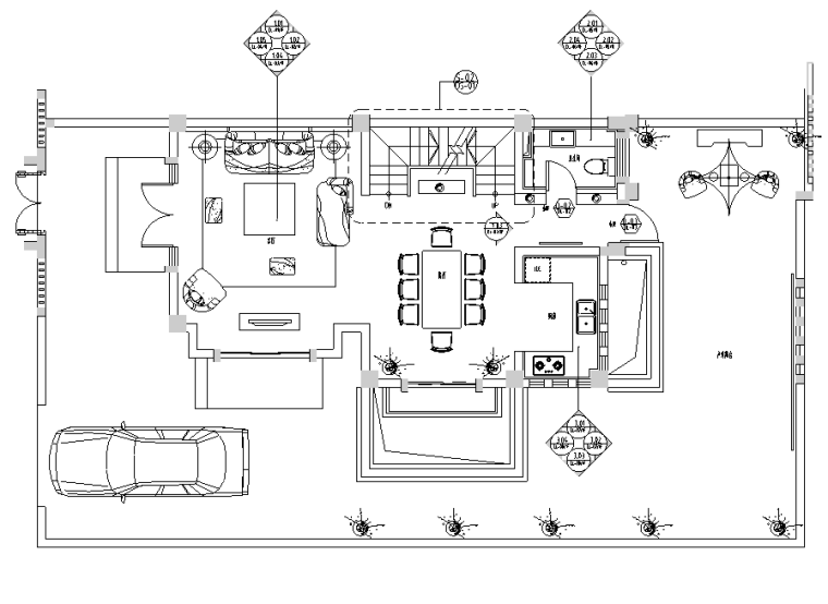 云南样板房设计资料下载-[云南]大理王宫别院样板间设计施工图（附效果图）