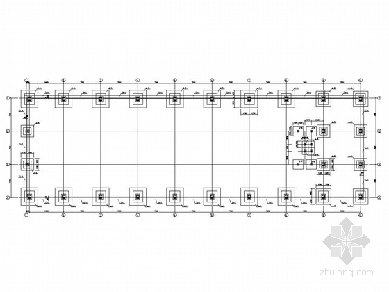 33米门式钢结构资料下载-单层钢结构门式刚架厂房（21米跨）