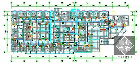 [湖南]2015年办公楼室内装修改造工程量清单控制价及招标文件(含施工图纸)-地面装饰图