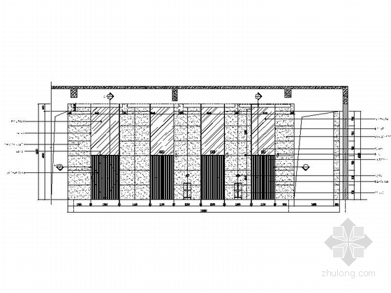 [浙江]简约大气办公楼室内设计CAD施工图-[浙江]简约大气办公楼室内设计立面图