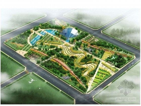 公园广场景观规划资料下载-[河南]城市广场景观规划设计方案