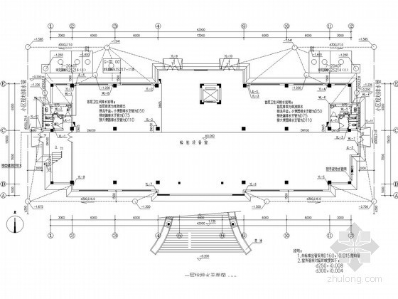 建筑综合楼消防施工图资料下载-六层综合楼给排水及消防施工图