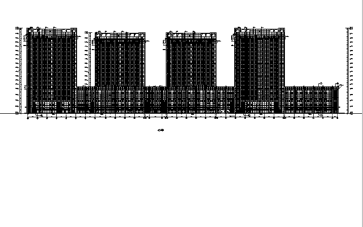 高层建筑框架结构施工图资料下载-[内蒙古]高层框架结构办公、公寓及商业餐饮建筑施工图