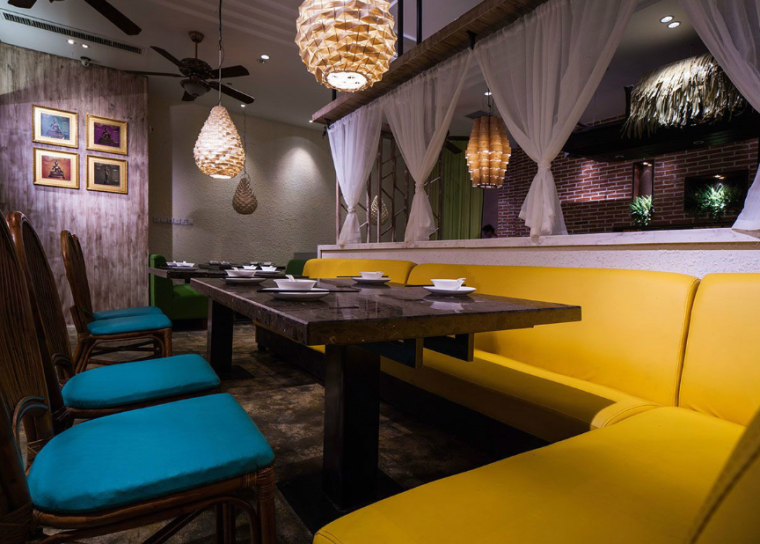 东南亚餐厅室内设计资料下载-[合肥]玛萨咔咔泰国餐厅室内设计概念方案