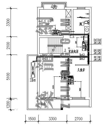 中央空调高效机房设计图资料下载-某别墅联排中央空调设计图
