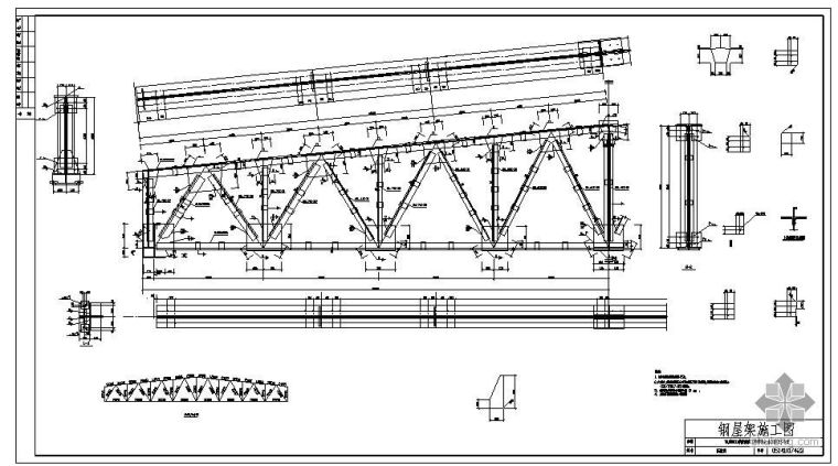 40米跨钢桁架课程设计资料下载-[学士]某24米跨钢结构厂房课程设计