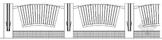 CAD围墙立面资料下载-围墙立面设计图3
