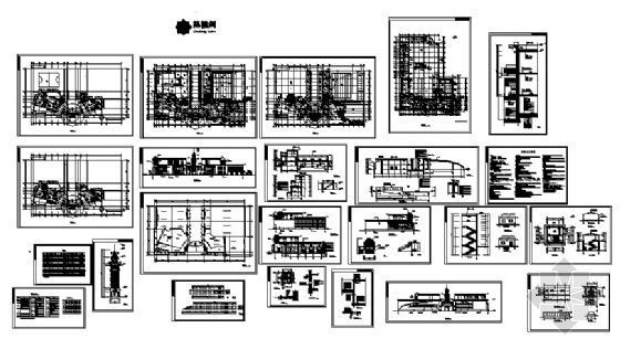 某洗浴餐饮综合三层建筑施工图-4