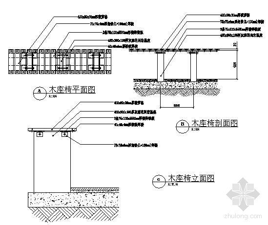 售楼部园林景观工程全套施工图-图6