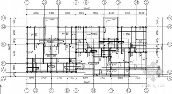 砖混农房设计施工图资料下载-中学教师周转房砖混结构施工图（四层）