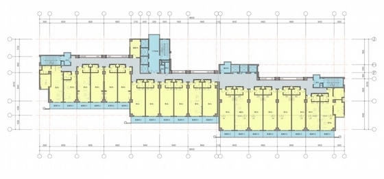 [山东]某23层商务度假酒店建筑方案文本（含PPT）-标准层平面图